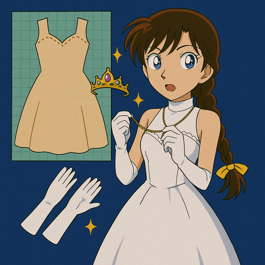 名探偵コナン映画ヒロイン衣装コスプレ再現ガイド(第1部:はじめに&準備編) 6 79c10a37bde6dc22bccb205bac77c6b8 1