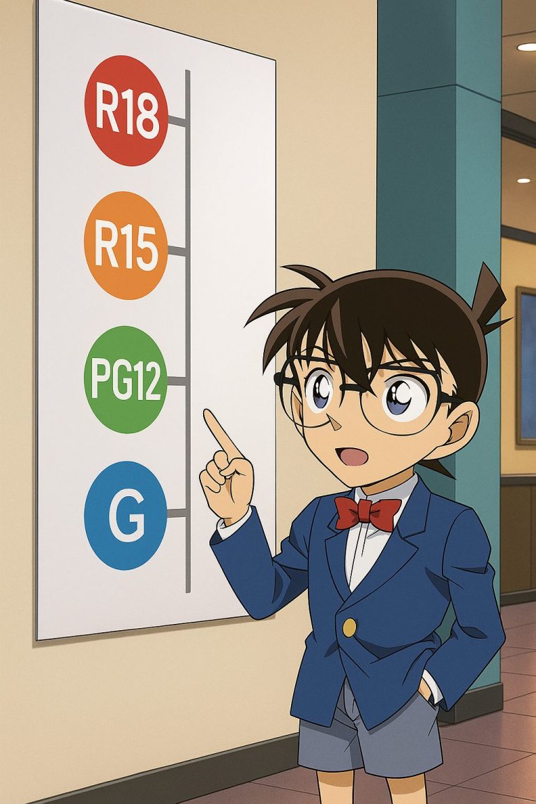 あの映画はPG12? 名探偵コナン“映倫区分”の変遷を徹底解説 5 コナン、年齢レーティングの説明