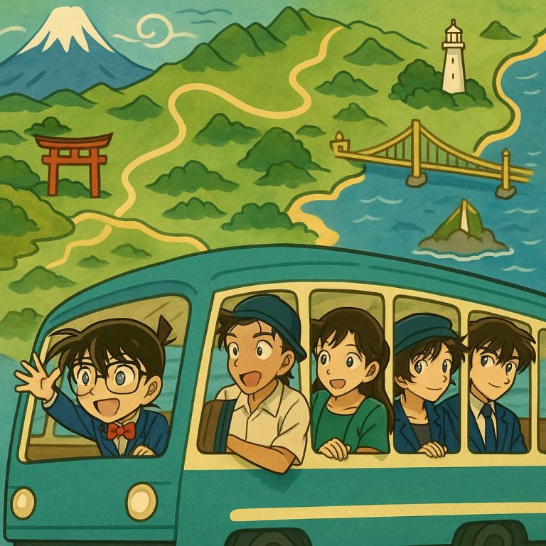 修学旅行編の舞台裏完全ガイド│コナン実在ロケ地マップ 9 名探偵コナンと静岡の風景