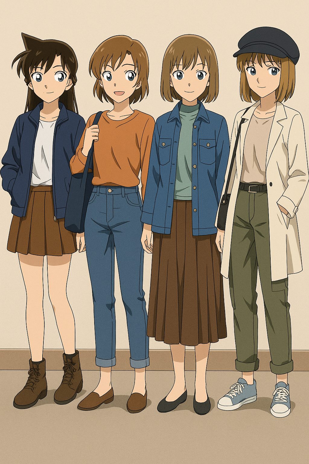 カジュアルコーディネートの集まり