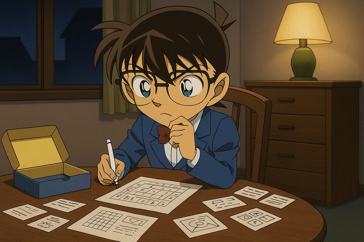 コナンの夜の謎解き