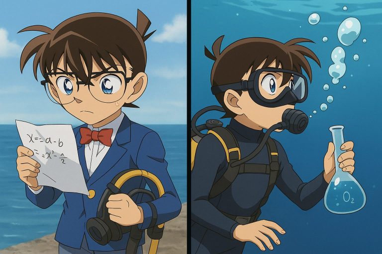 海と水中の探偵コナン