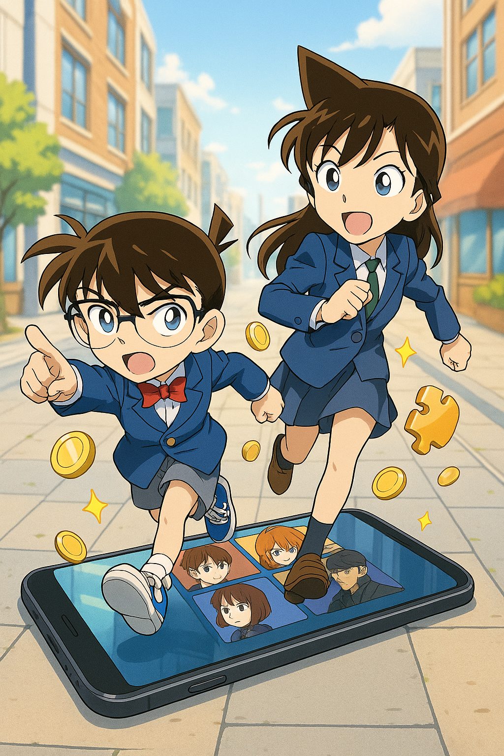 名探偵コナン海外人気キャラランキング2026 50位→36位発表|Reddit&SNS投票集計 10 スマホから飛び出す探偵たち (1)