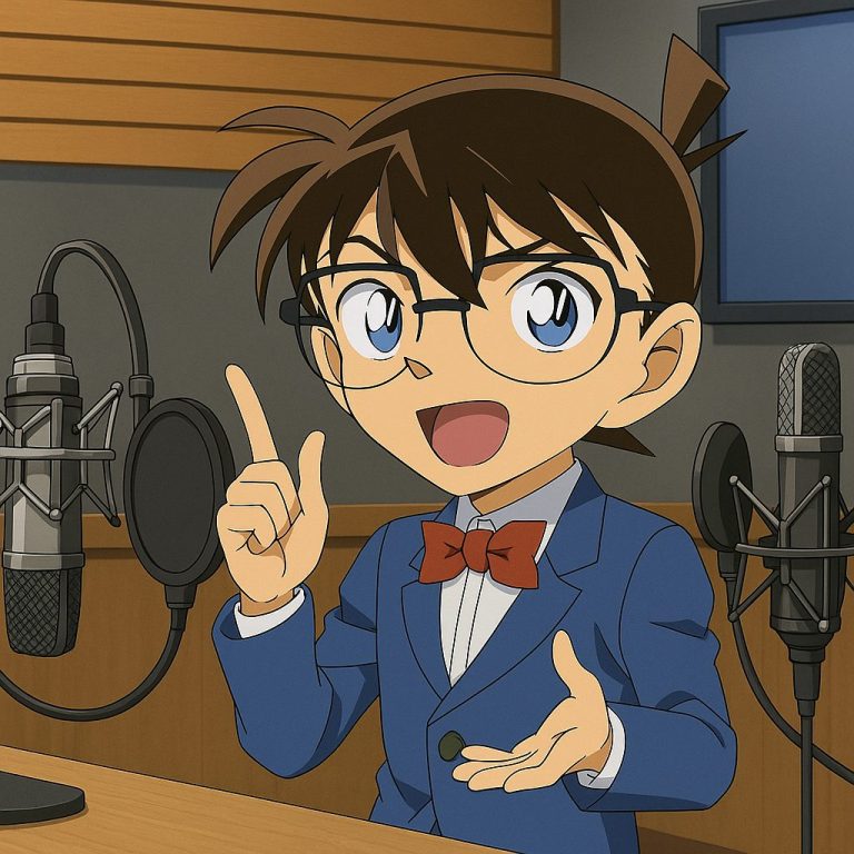 音楽スタジオでのコナン