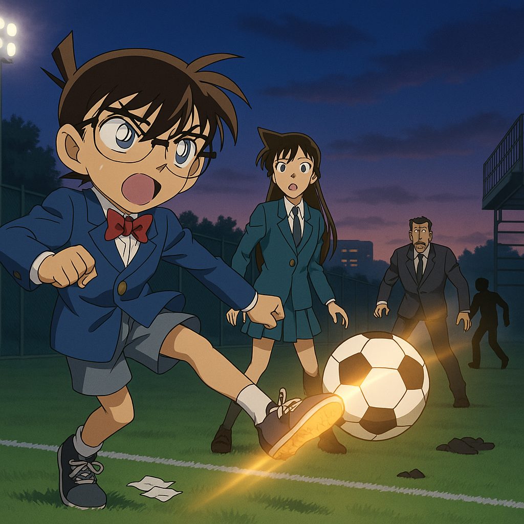コナンのサッカーキック