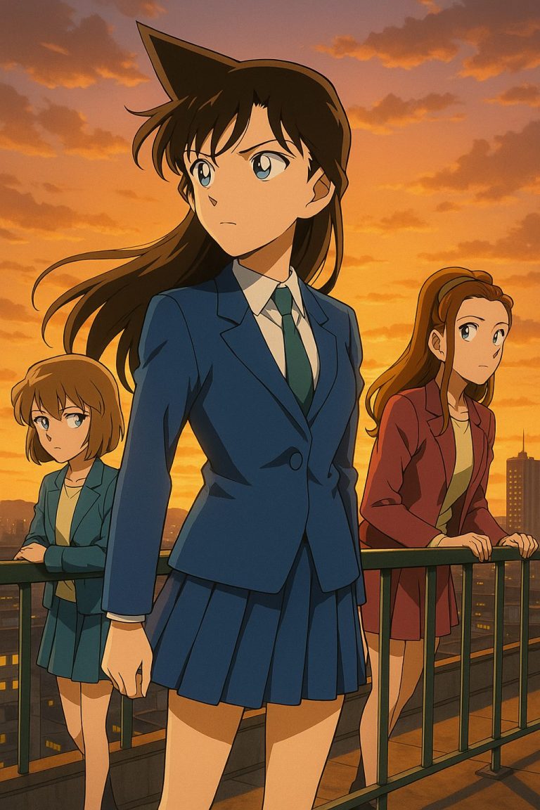 夕日の中の屋上シーン