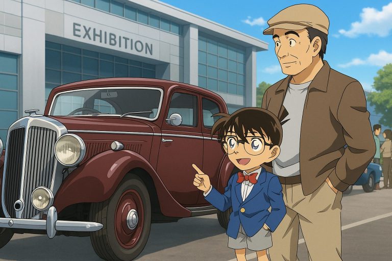 コナンとクラシックカーの対話