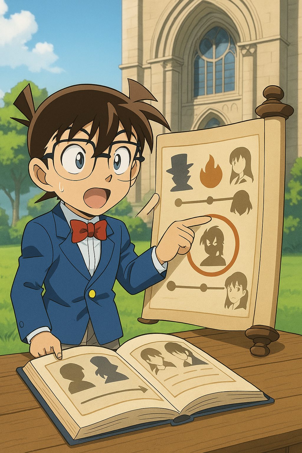 名探偵コナンと古代の巻物