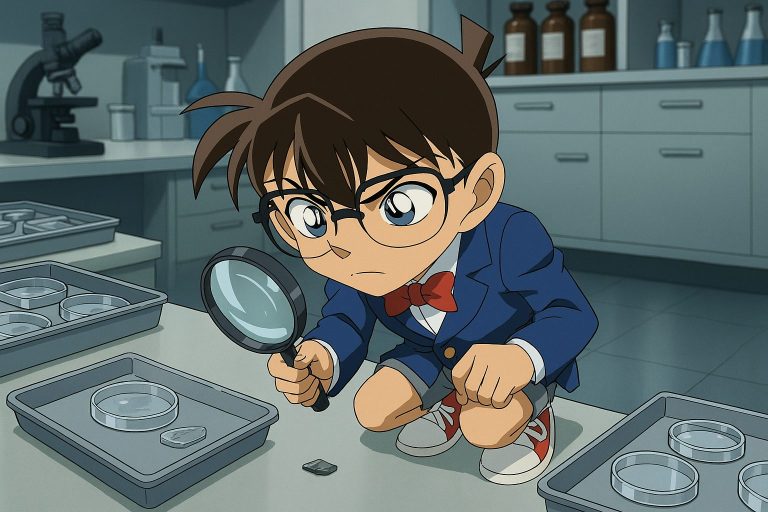 コナンの鑑定シーン