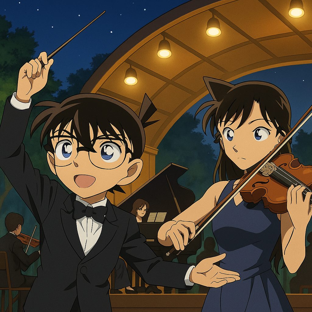 コナンと蘭のオーケストラ