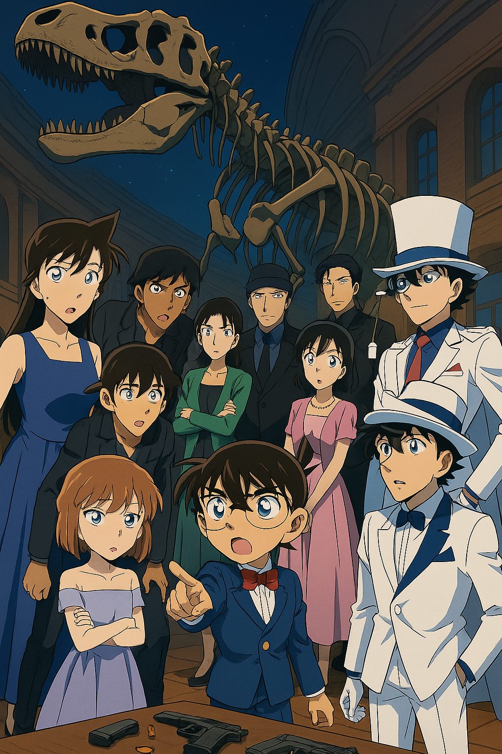 博物館での夜のガラ