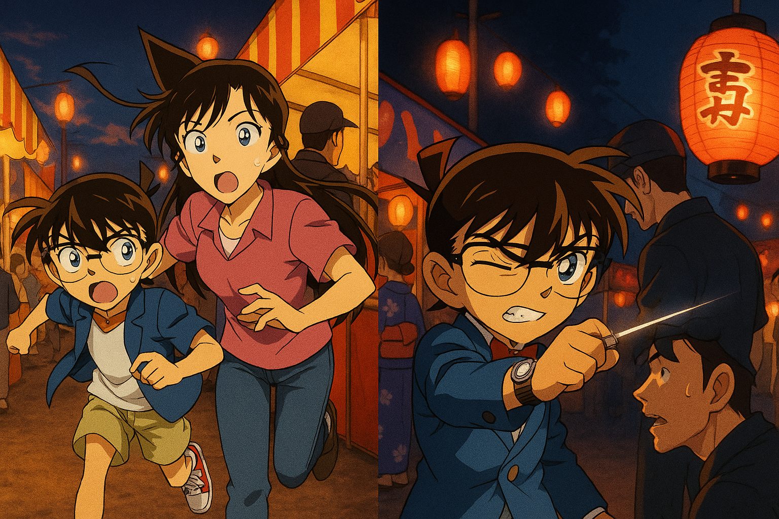 名探偵コナンの祭りの追跡