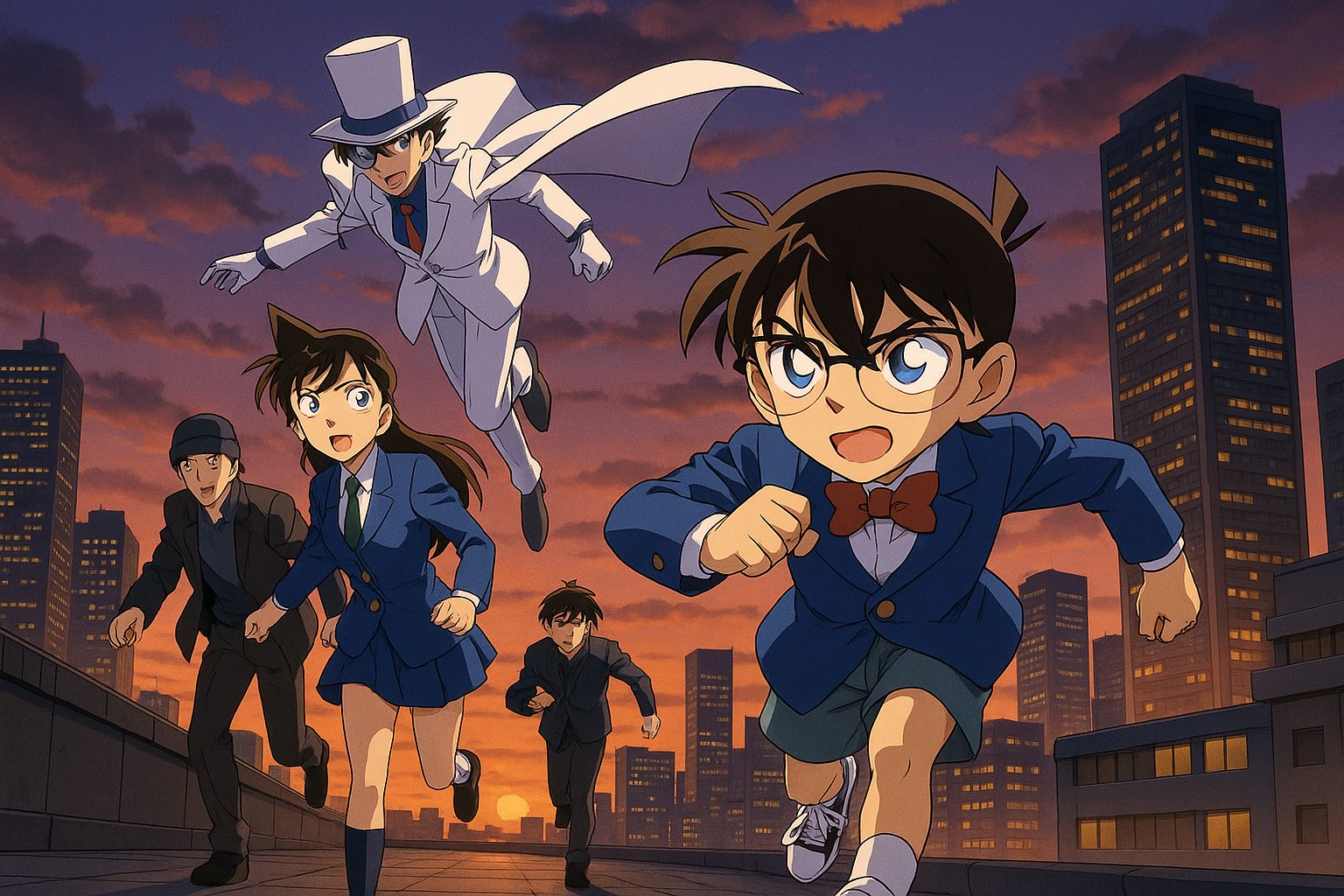 名探偵コナン 悲しき真犯人エピソード10選:涙なくして見られない感動の動機まとめ 14 黄昏に駆ける探偵たち