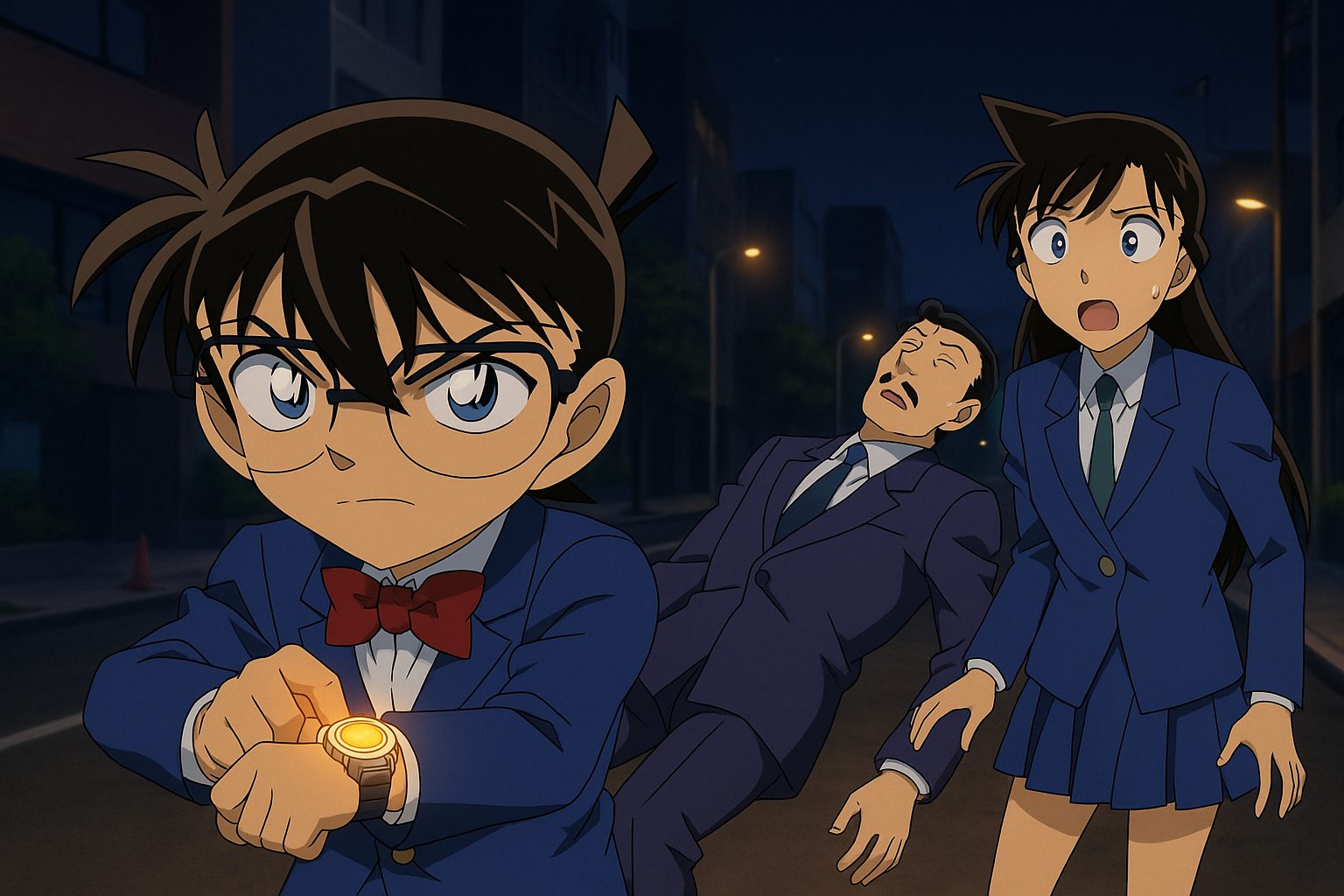 夜の街並みと探偵たち (1)