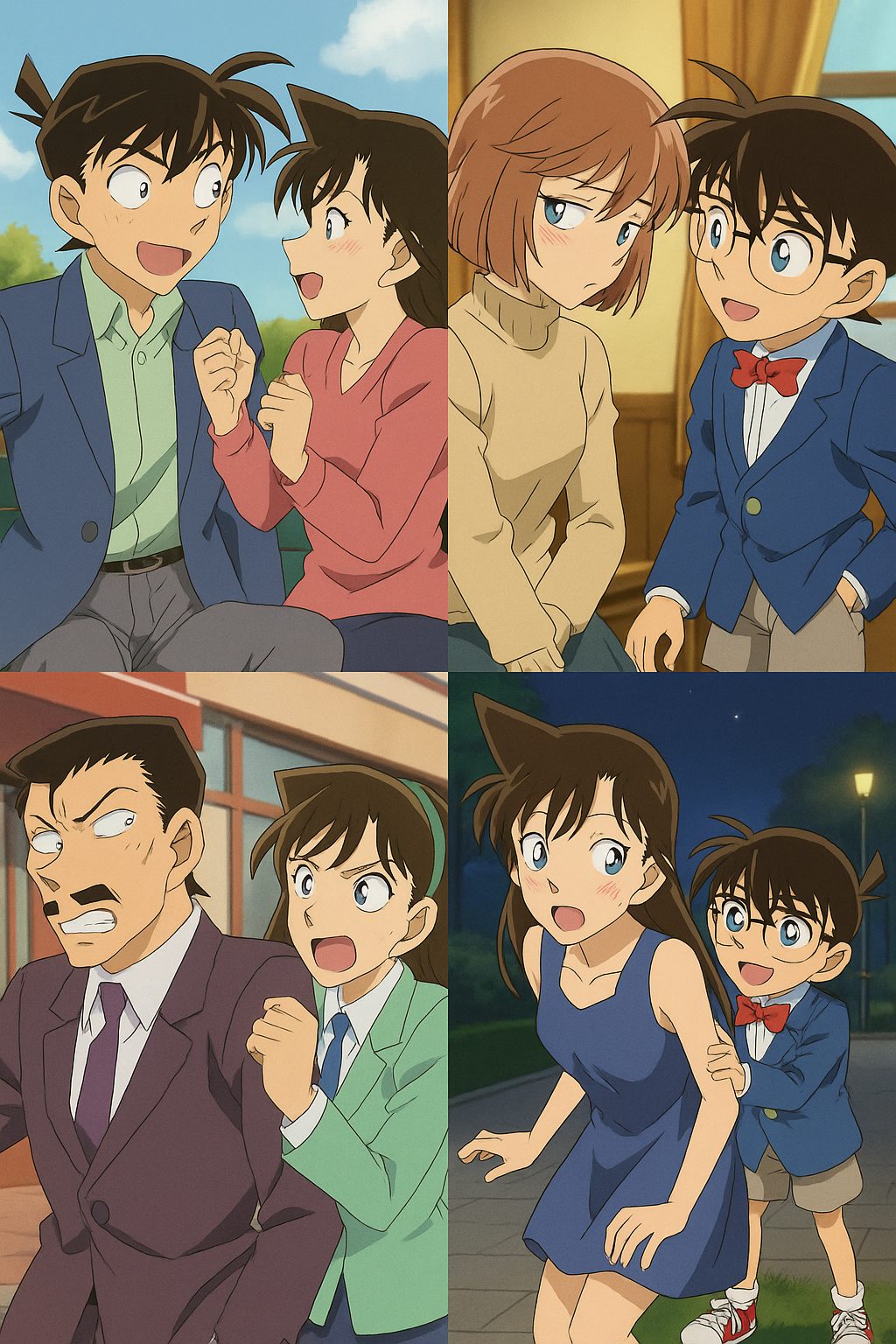 名探偵コナンのロマンチックな瞬間