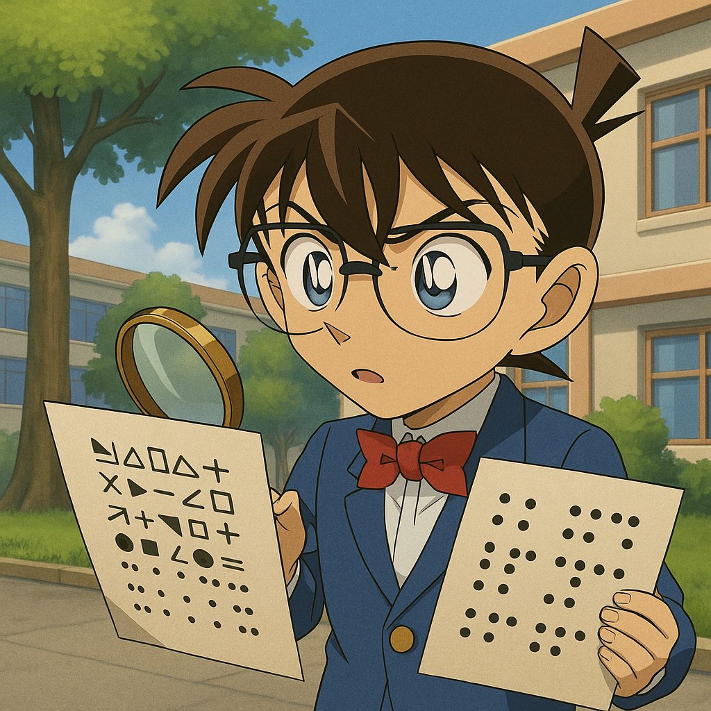 米花高校の校則を大推理! 名探偵コナン全シーンから推測した日常ルール 6 暗号解読中のコナン