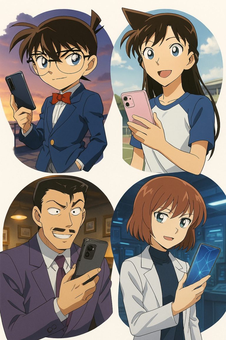 スマホを持つ探偵たち