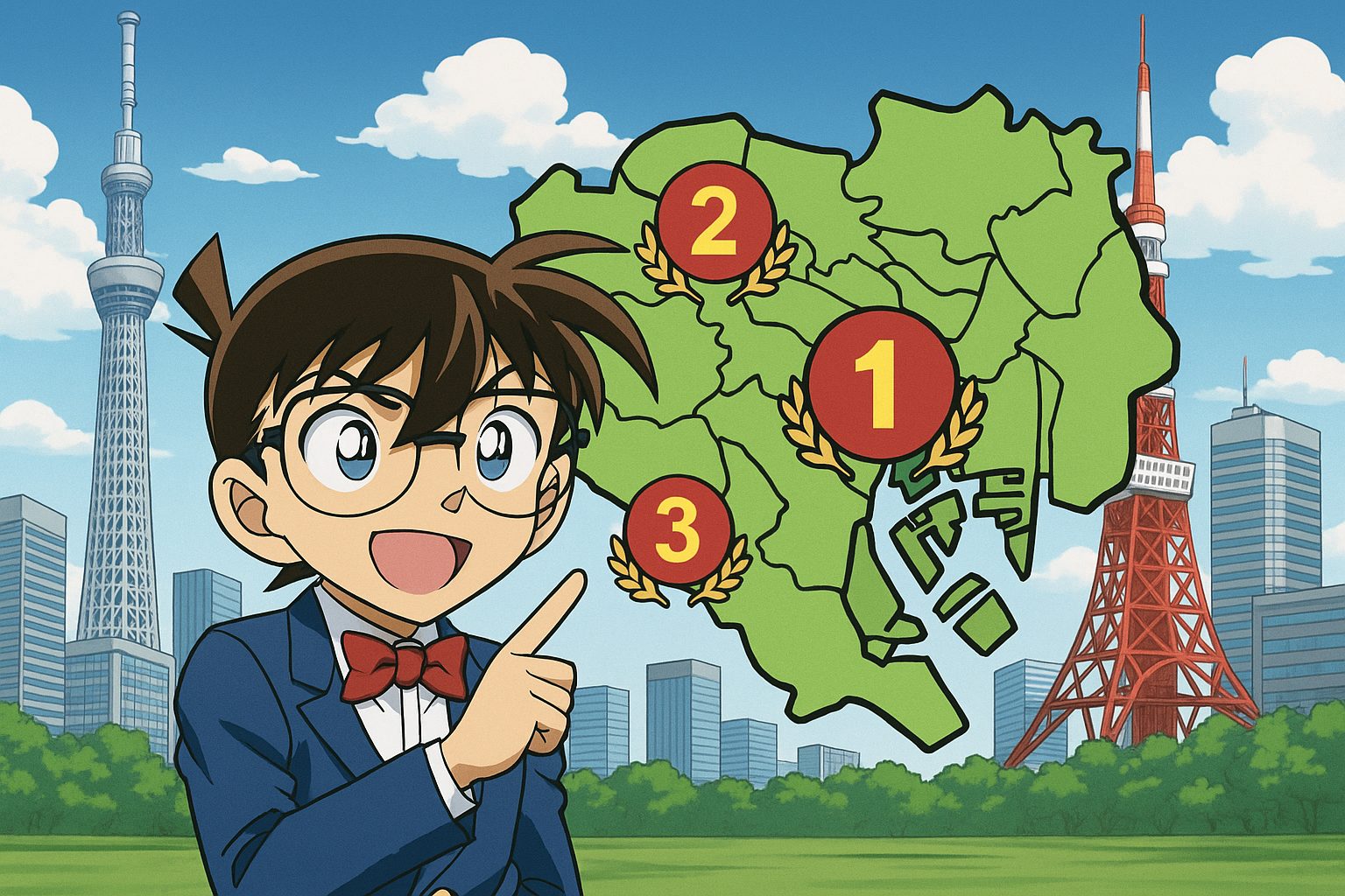 名探偵の東京マップ探し
