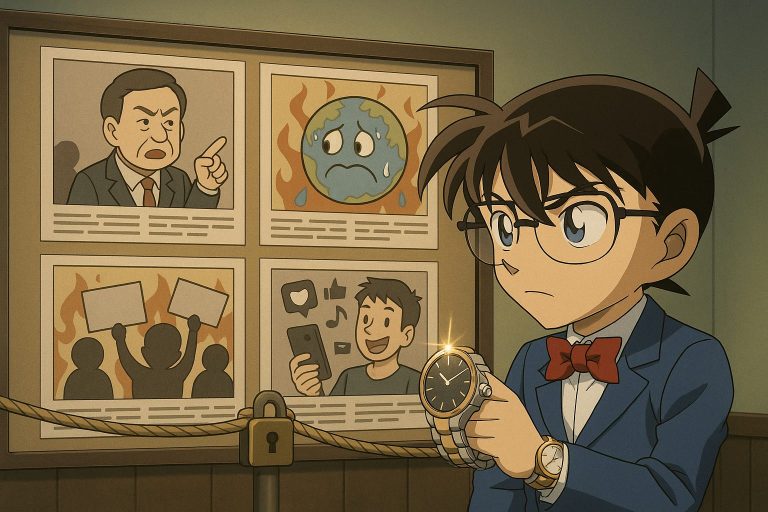 コナンの真剣な視線