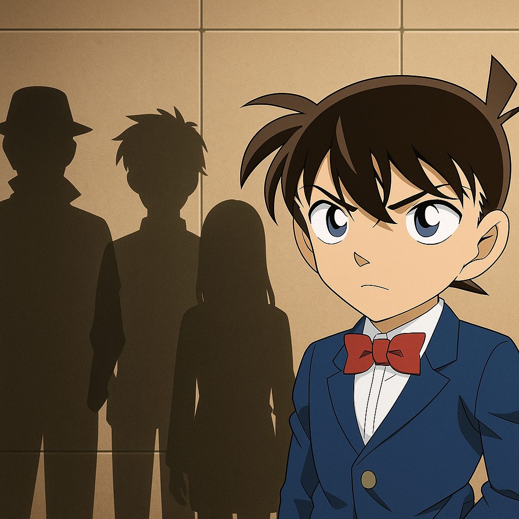 コナンと謎の影たち