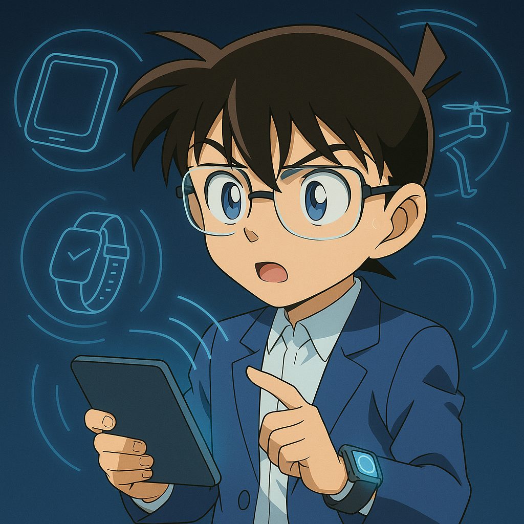 未来の技術を探求する少年