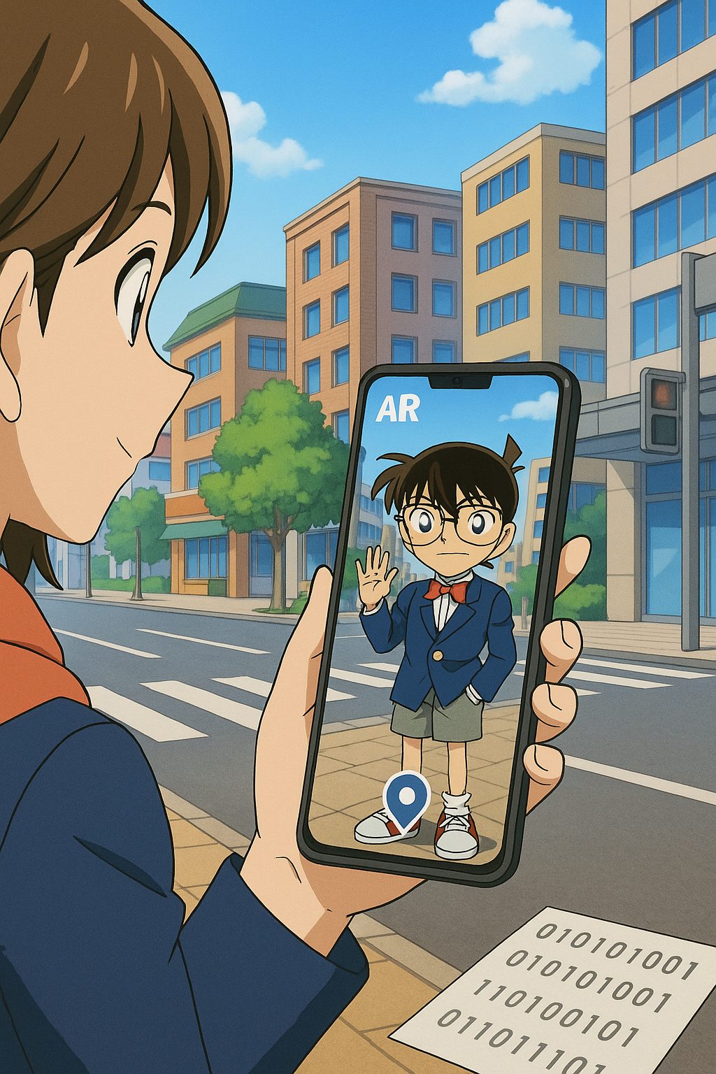 スマホでコナンと出会う