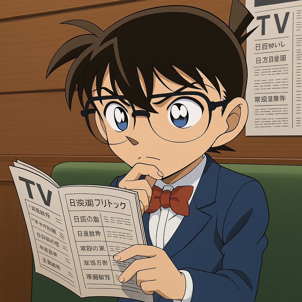コナンの推理とテレビガイド