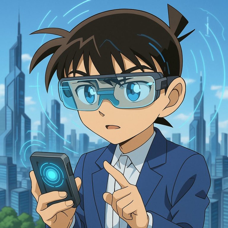 未来の街と探偵の調査