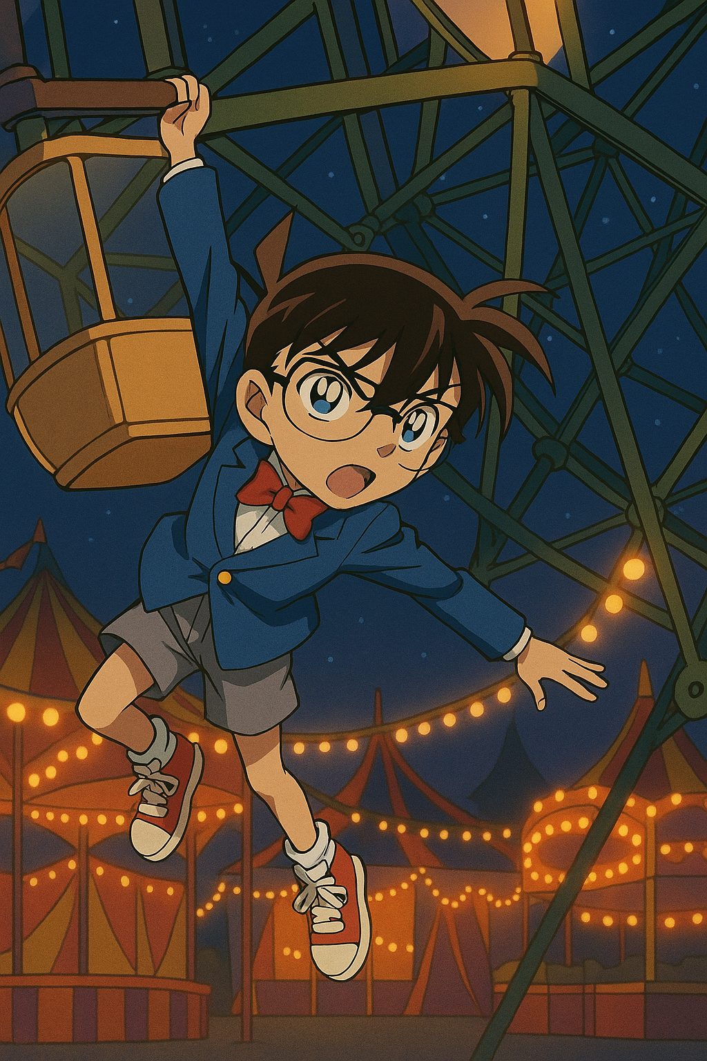 名探偵コナン“超短編”エピソード完全ガイド|3話以内で解決!人気短編名作まとめ【初心者にもおすすめ】 21 夜の観覧車にぶら下がるコナン