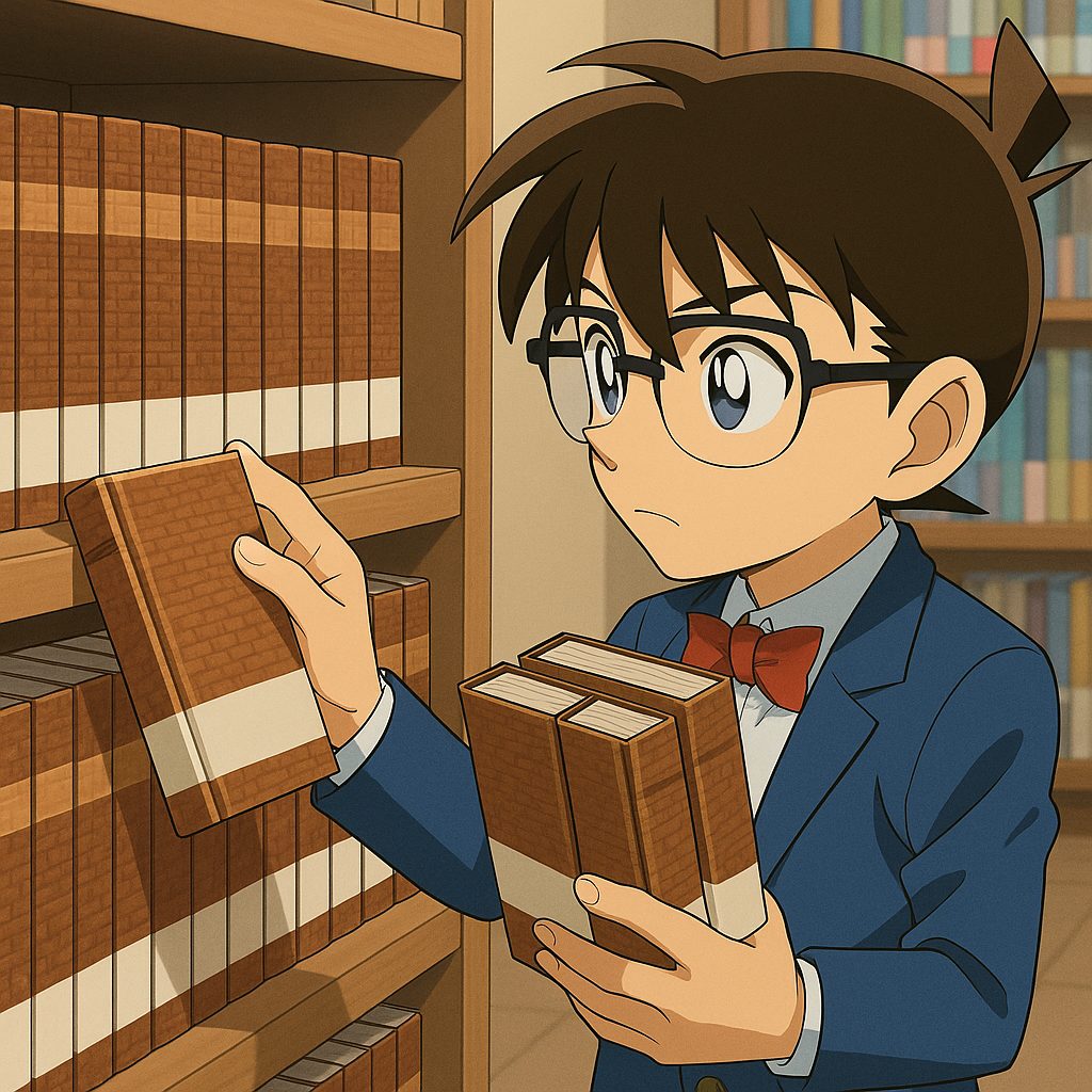 書店での探偵コナン