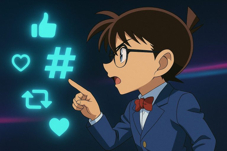 コナンとホログラムアイコン