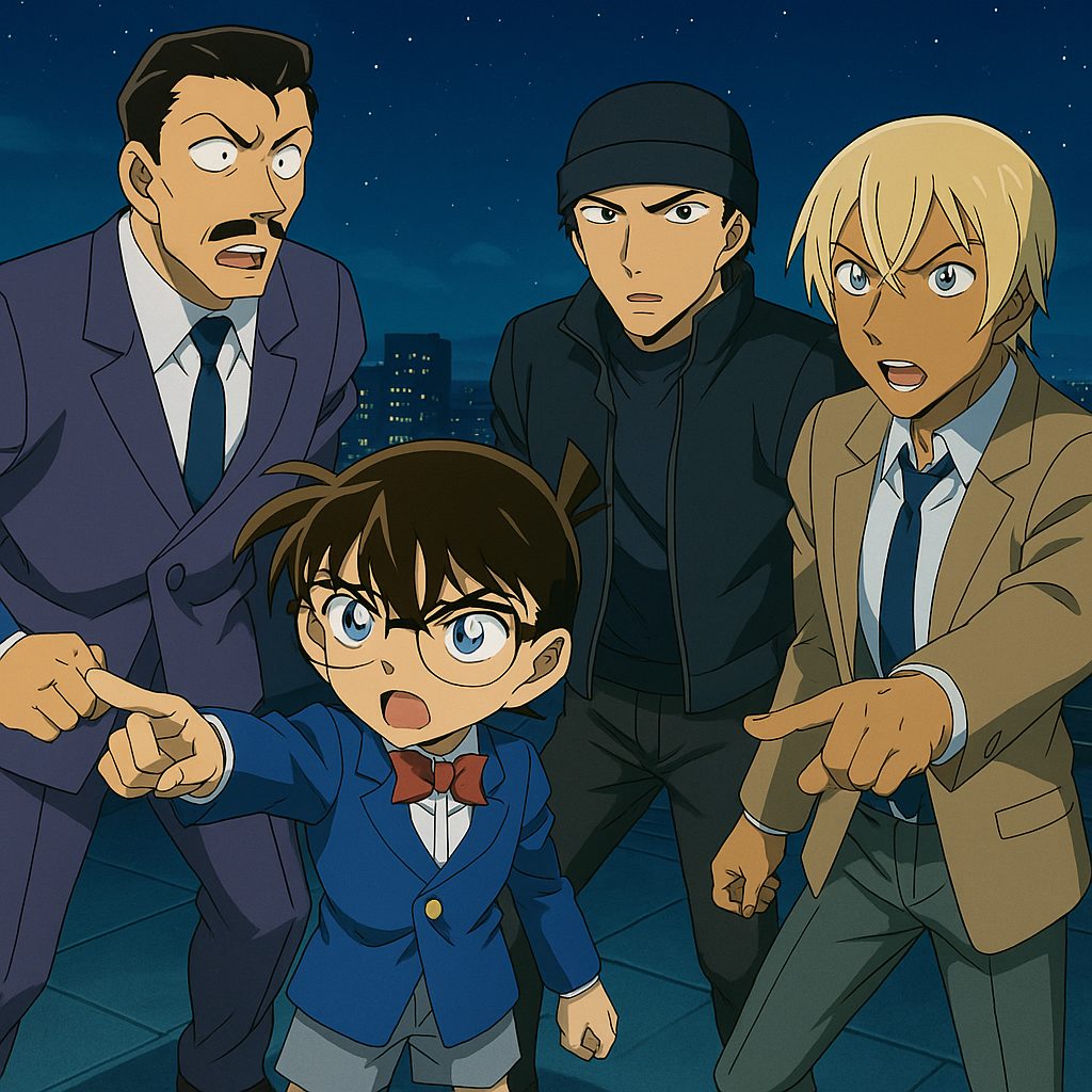名探偵コナン 平次&和葉ラブコメ傑作選|幼なじみ胸キュンシーン&感動告白まとめ 20 夜の屋上の決意