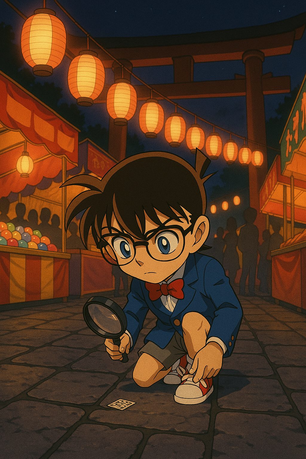 夜の祭りとコナンの捜査