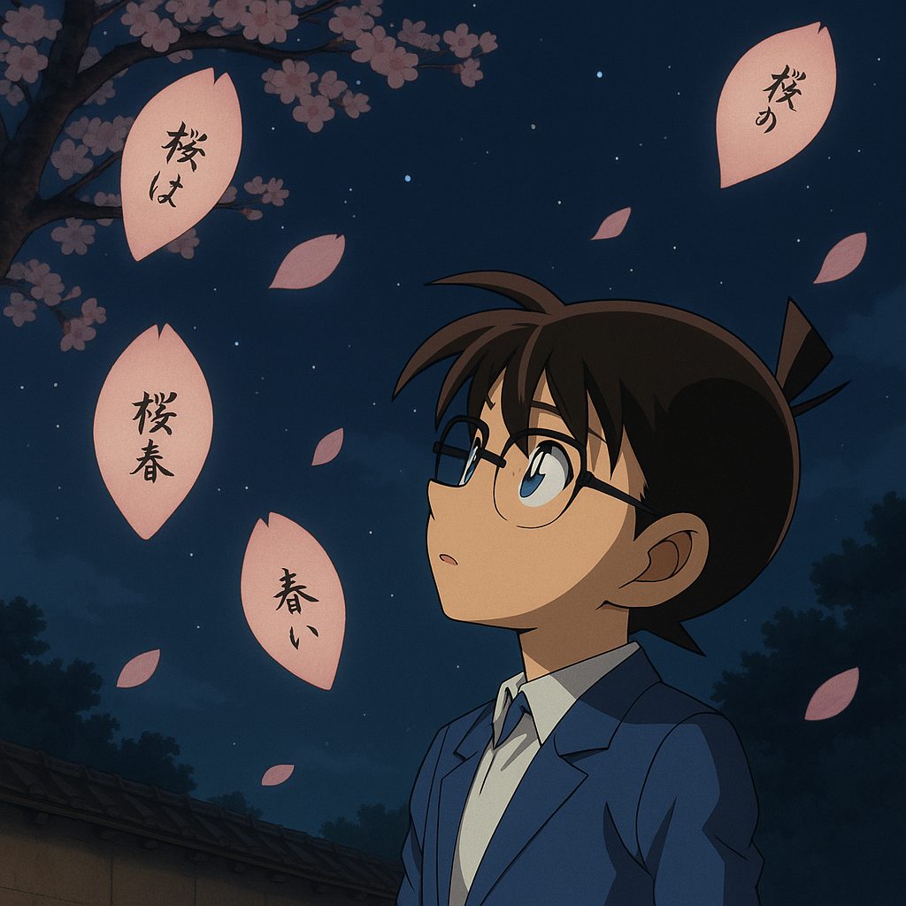 夜空と桜の俳句