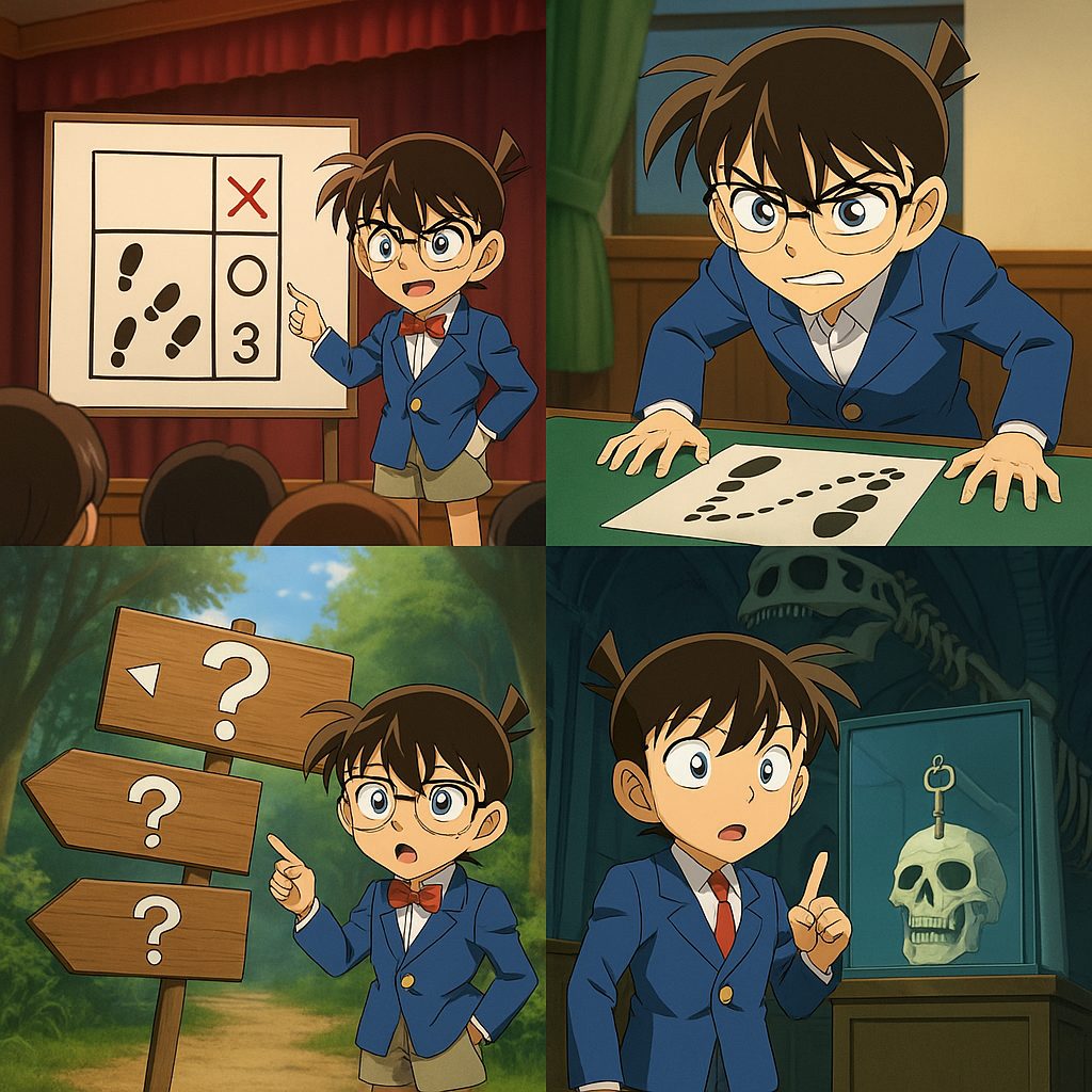 名探偵コナンの謎解きシーン