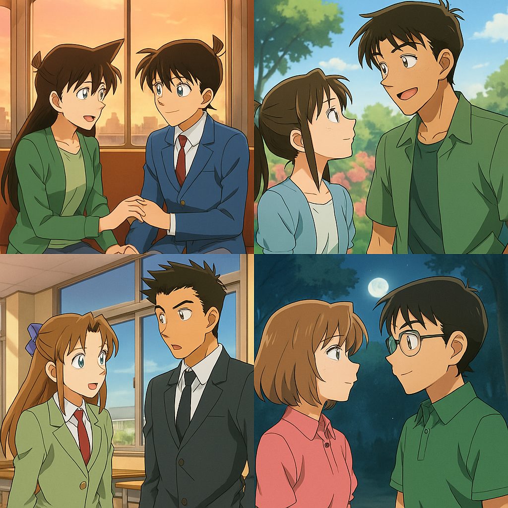 アニメのロマンティックな瞬間
