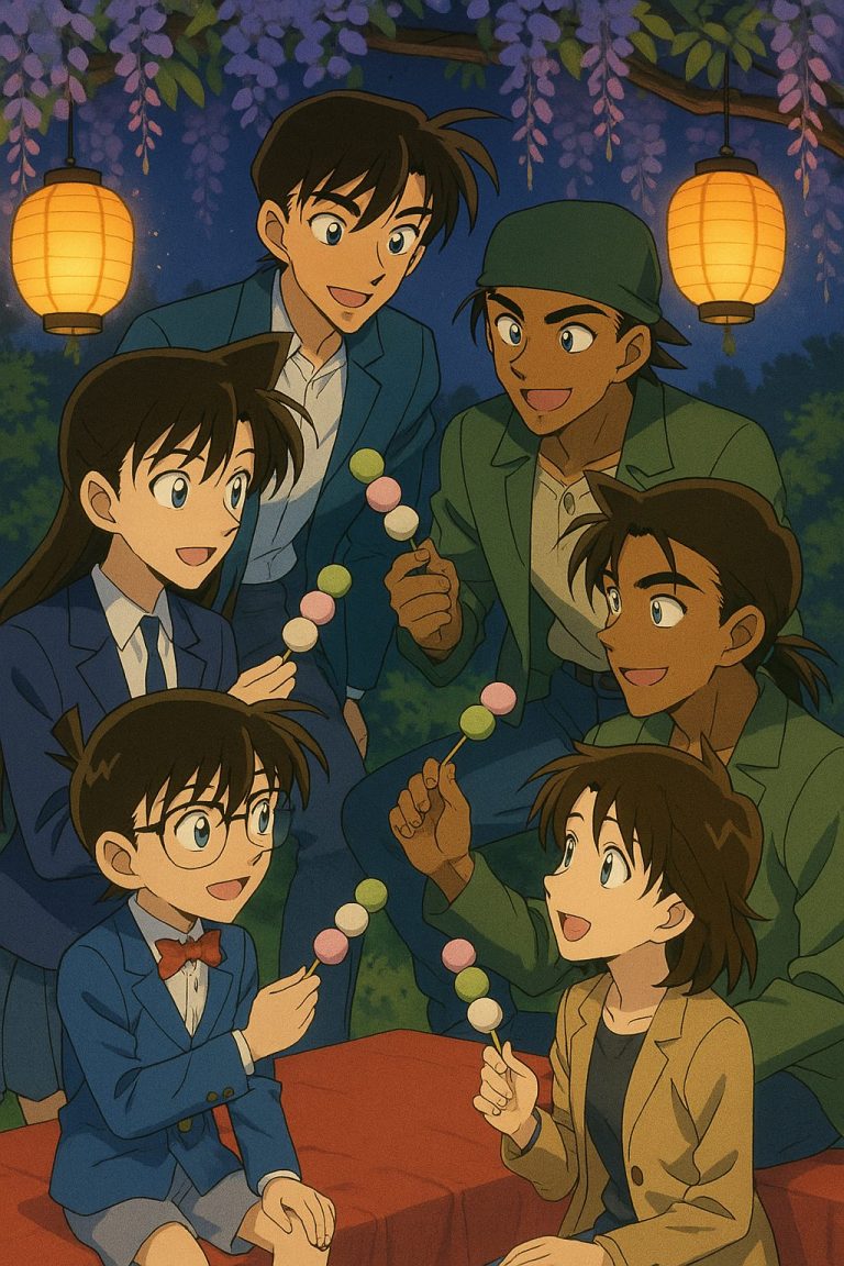 修学旅行編の舞台裏完全ガイド│コナン実在ロケ地マップ 10 藤棚の下で団子を楽しむ