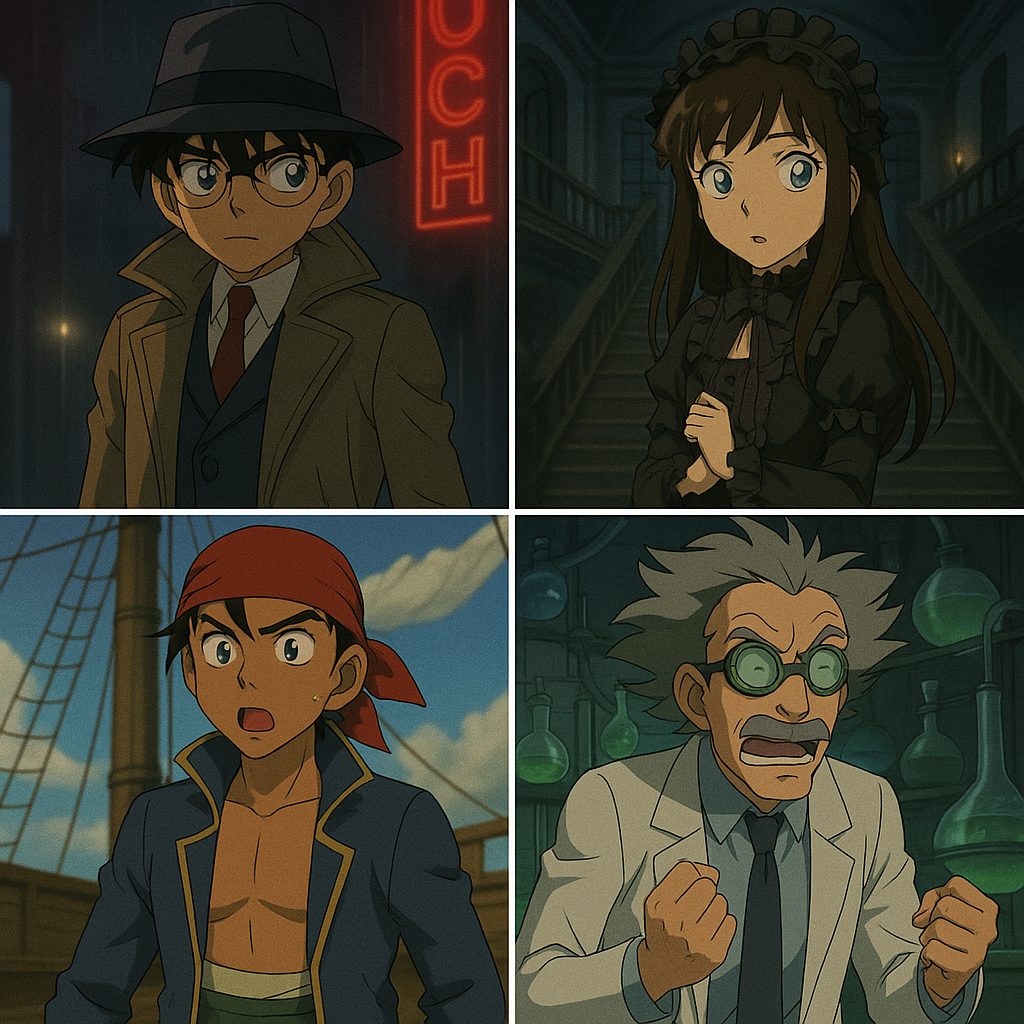 コナン船上密室事件まとめ|豪華客船・遊覧船の名トリックTOP7 6 キャラクター別のファンタジーシーン