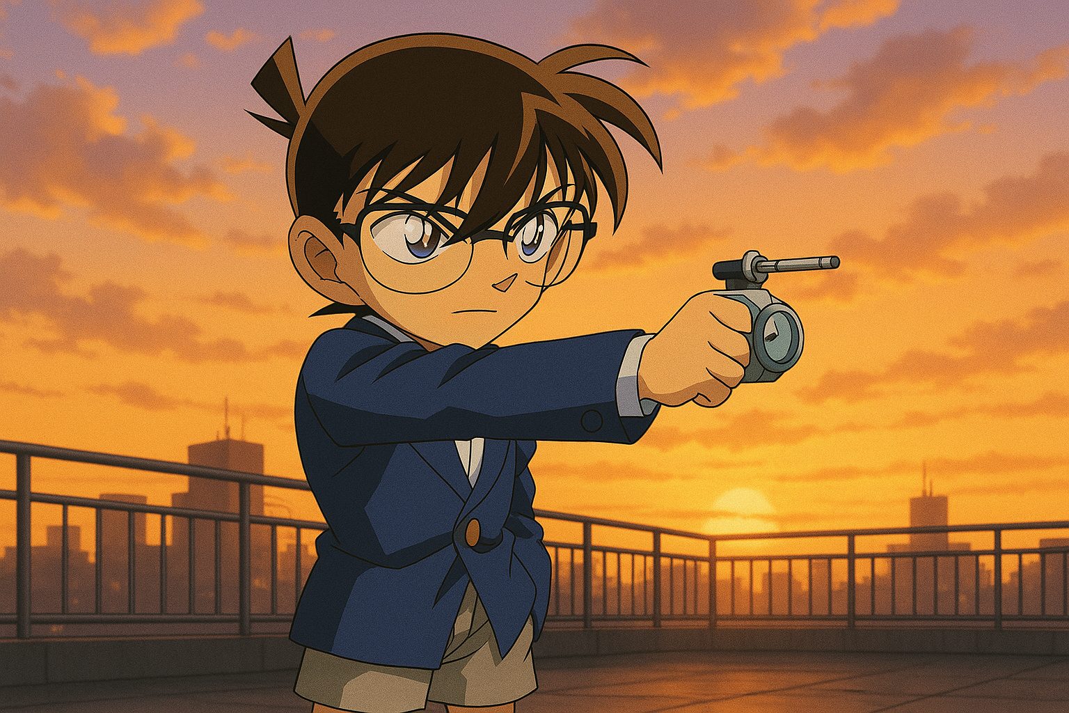 コナンの夕陽の対決
