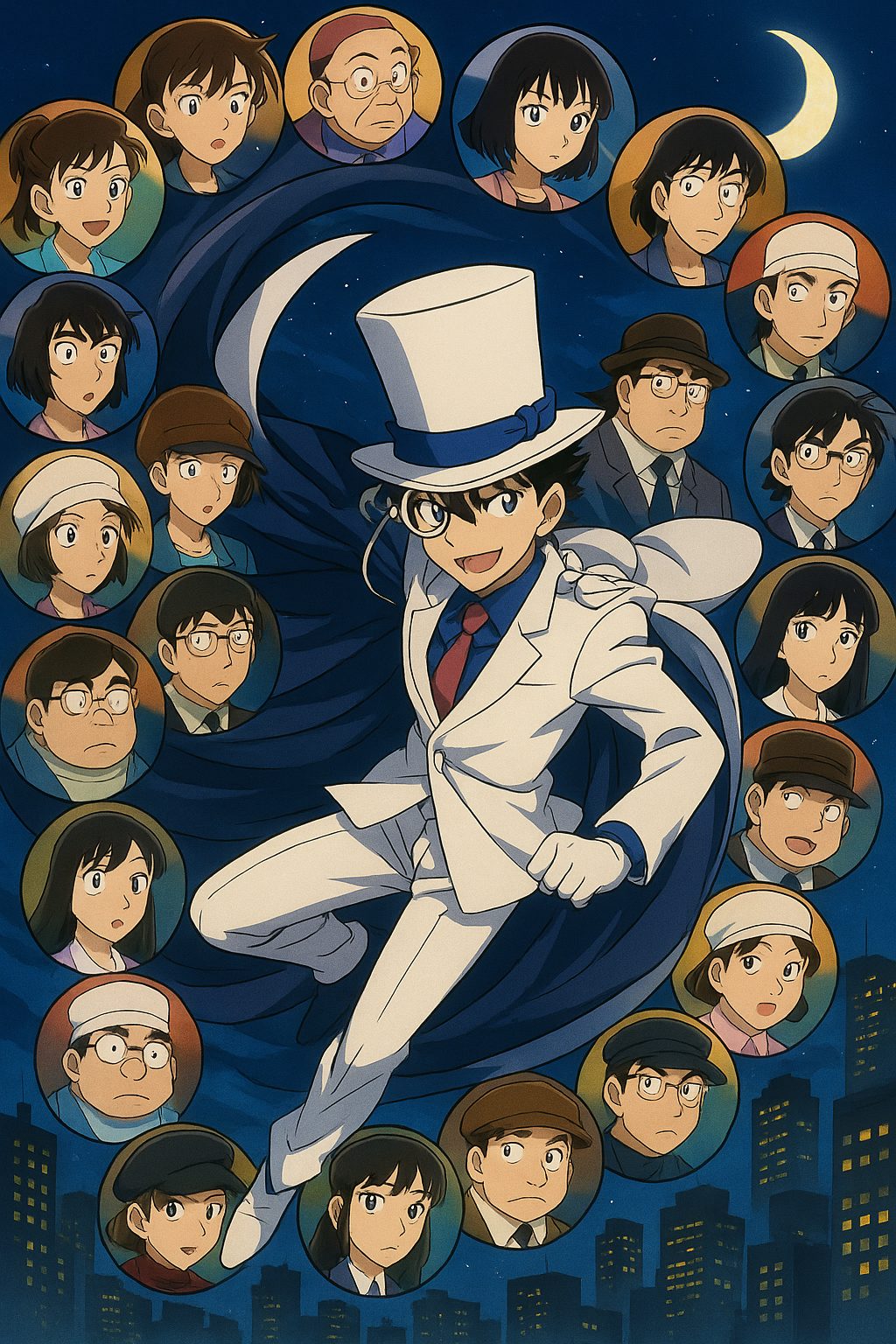 怪盗キッドの変身と変装の旅