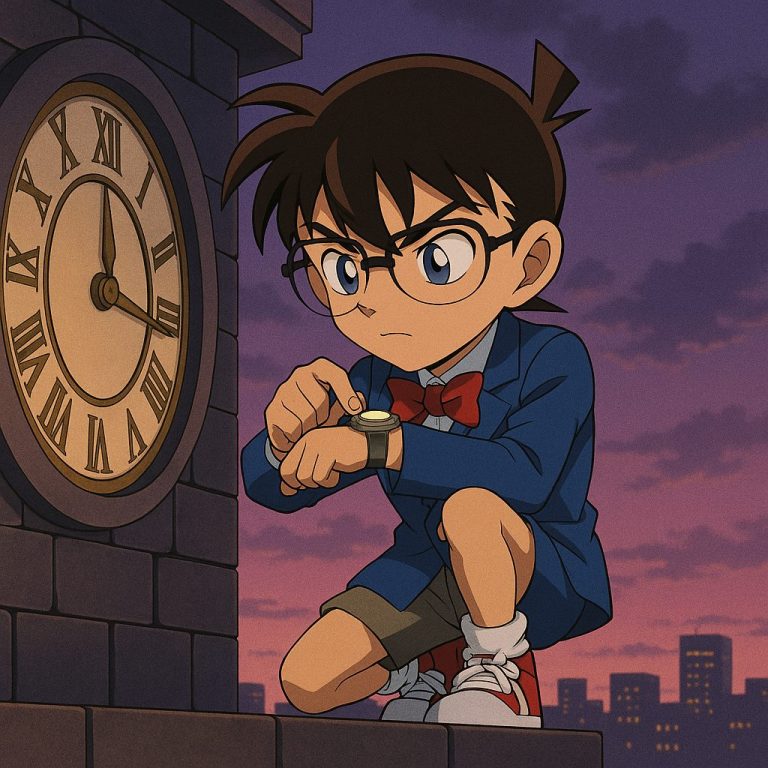 時計塔の上の少年