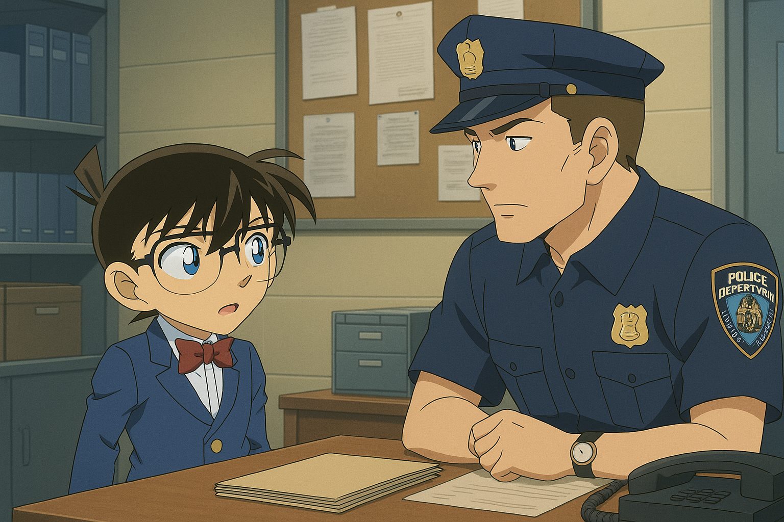 名探偵と警察官の対話