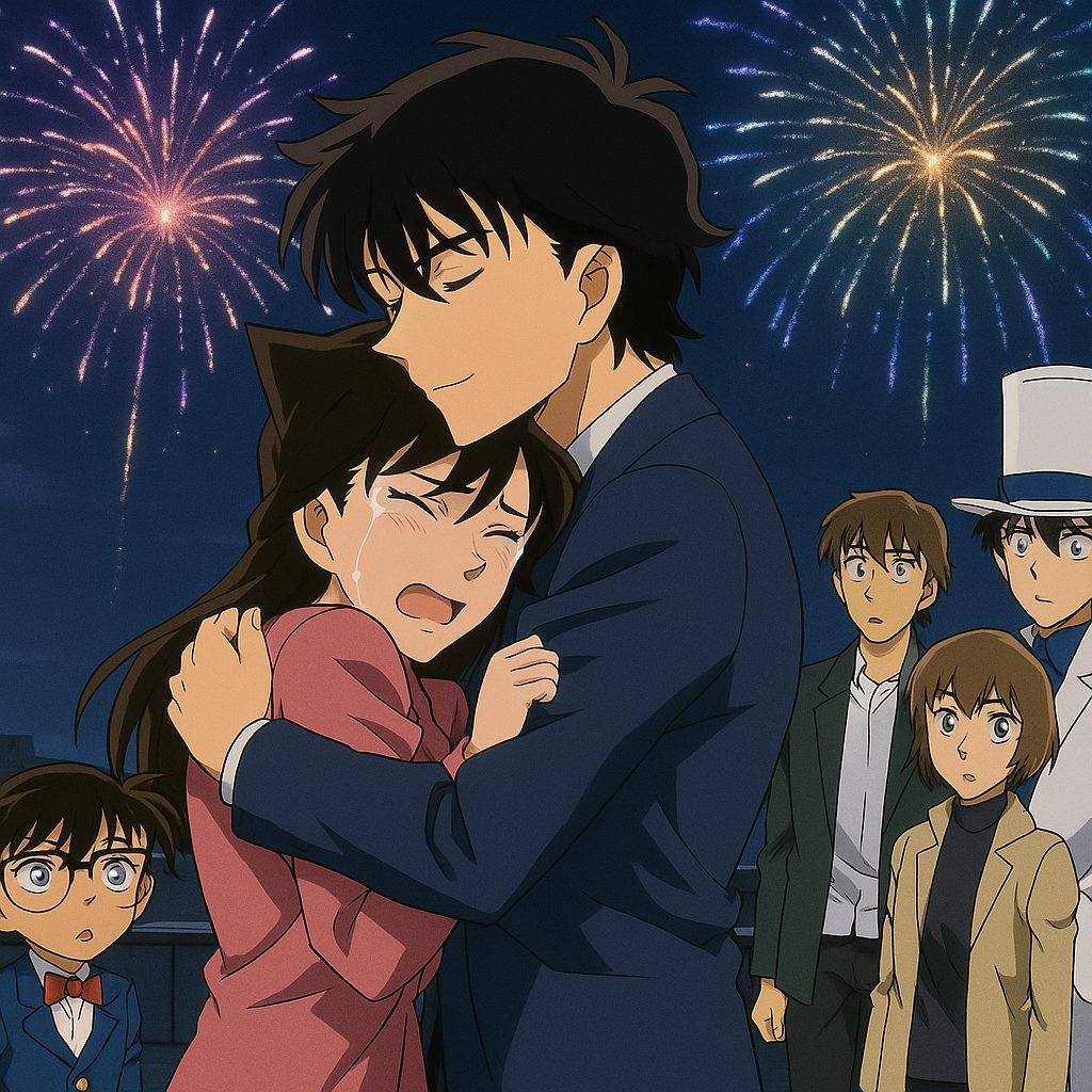 花火の夜の抱擁