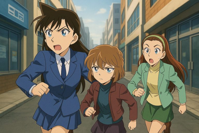 名探偵コナンの街中ランニング