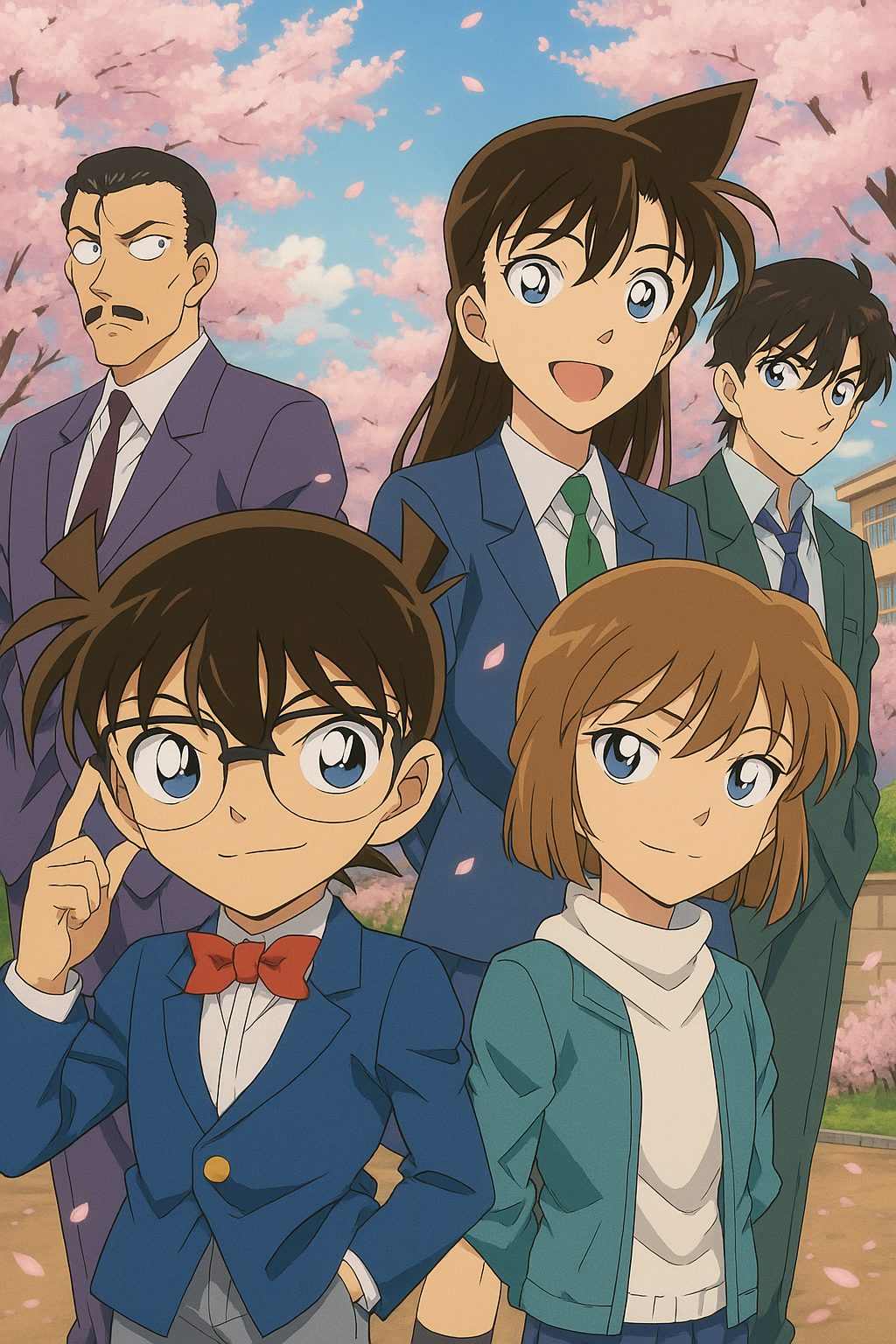 名探偵コナン 怪奇ホラー回ベスト10:真夏の夜に観たい背筋が凍る恐怖事件まとめ【完全版】 13 名探偵コナンと桜の風景