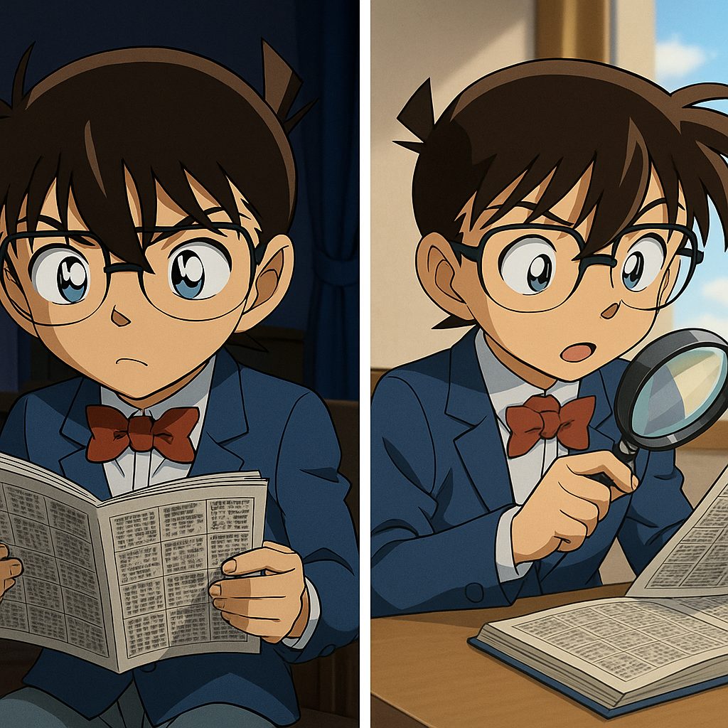 夜と昼の探偵コナン