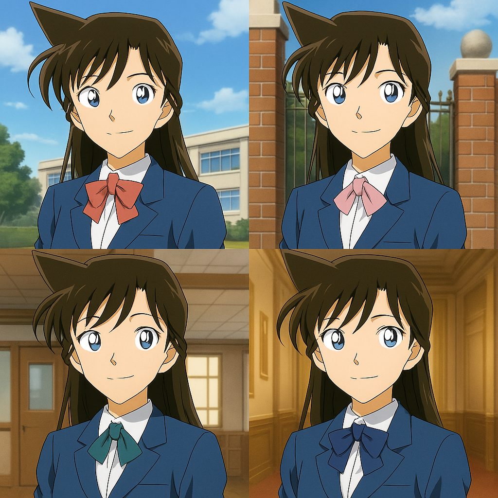 蘭のリボンの変化