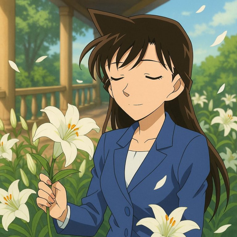 蘭の微笑みと百合の庭