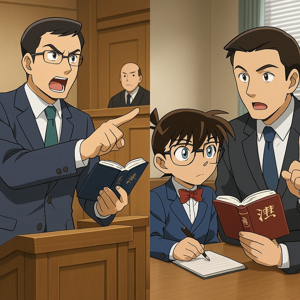 法廷と探偵の対話