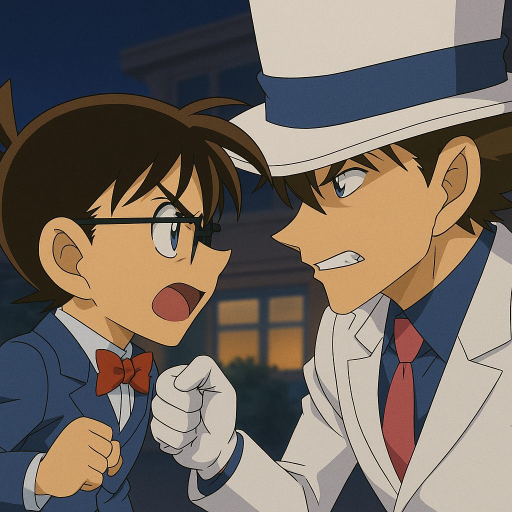 コナンと怪盗キッドの対決 (1)